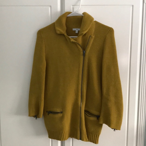 Mustard motorcycle sweater GAP - Picture 1 of 3